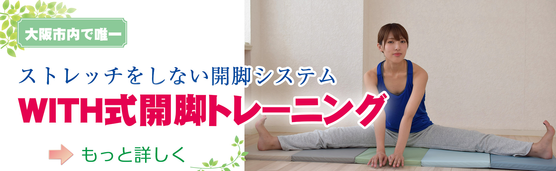 WITH式開脚システム